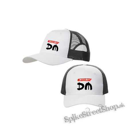 DEPECHE MODE - Spirit Crest - bieločierna sieťkovaná šiltovka model "Trucker Cap"