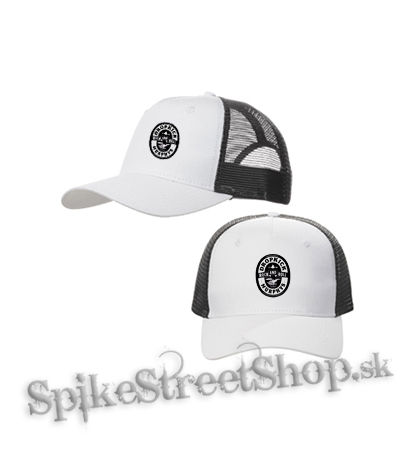 DROPKICK MURPHYS - Shamrock And Roll - bieločierna sieťkovaná šiltovka model "Trucker Cap"