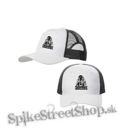 ENTOMBED - Morning Star - bieločierna sieťkovaná šiltovka model "Trucker Cap"