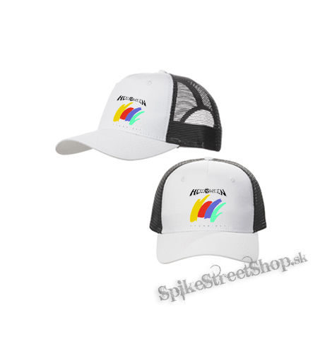 HELLOWEEN - Chameleon - bieločierna sieťkovaná šiltovka model "Trucker Cap"