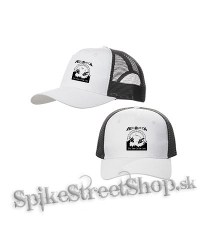 HELLOWEEN - Time Of The Oath - bieločierna sieťkovaná šiltovka model "Trucker Cap"