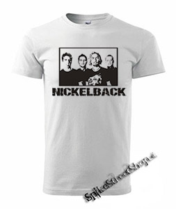 NICKELBACK - Band - biele pánske tričko