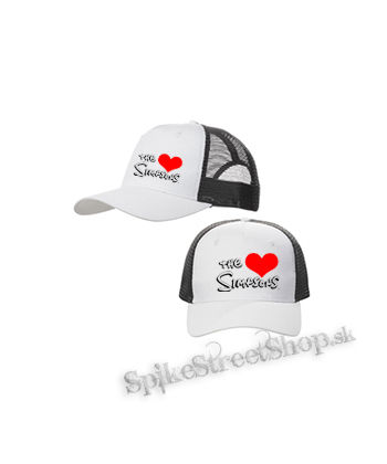 I LOVE THE SIMPSONS - bieločierna sieťkovaná šiltovka model "Trucker Cap"