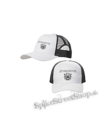 IN THIS MOMENT - Logo Butterfly - bieločierna sieťkovaná šiltovka model "Trucker Cap"