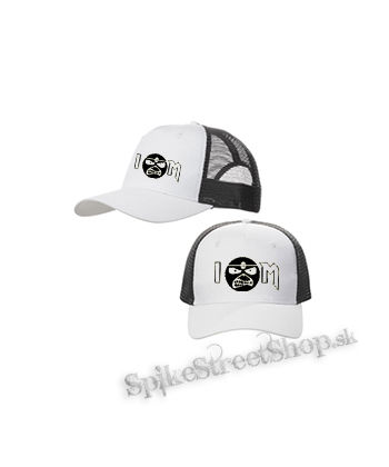 IRON MAIDEN - I Love Iron Maiden Black Eddie - bieločierna sieťkovaná šiltovka model "Trucker Cap"