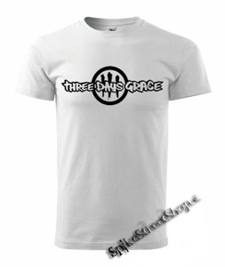 THREE DAYS GRACE - Logo - biele pánske tričko