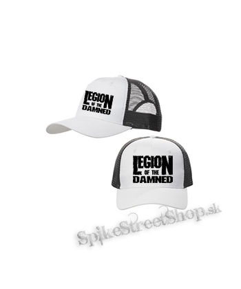 LEGION OF THE DAMNED - Logo - bieločierna sieťkovaná šiltovka model "Trucker Cap"