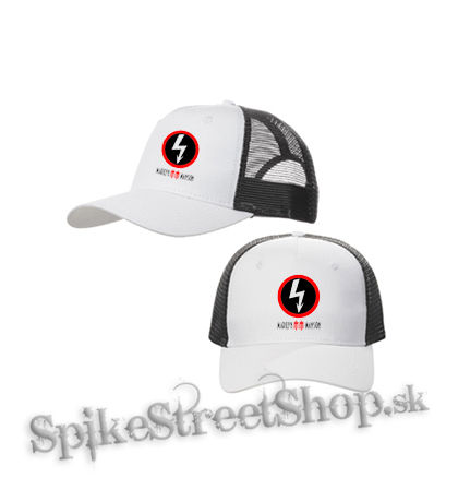 MARILYN MANSON - bieločierna sieťkovaná šiltovka model "Trucker Cap"