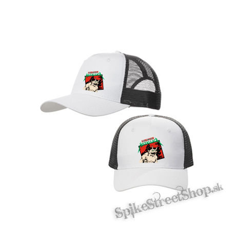 METALLICA - Monster Jump Color - bieločierna sieťkovaná šiltovka model "Trucker Cap"