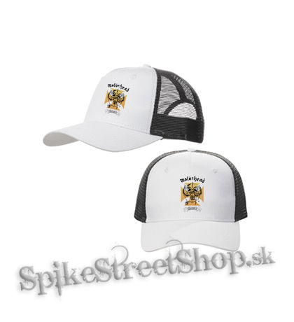 MOTORHEAD - Best Of - bieločierna sieťkovaná šiltovka model "Trucker Cap"