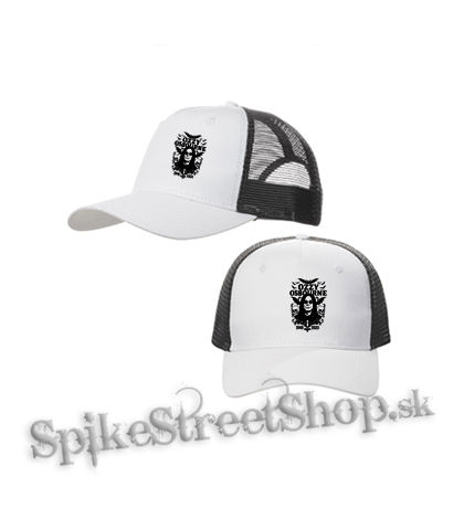 OZZY OSBOURNE - Skull Bat Forever - bieločierna sieťkovaná šiltovka model "Trucker Cap"