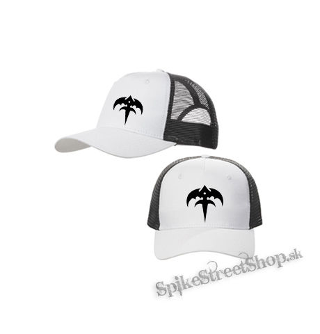 QUEENSRYCHE - Emblem - bieločierna sieťkovaná šiltovka model "Trucker Cap"