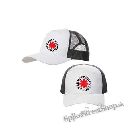 RED HOT CHILI PEPPERS - Asterix 2 - bieločierna sieťkovaná šiltovka model "Trucker Cap"