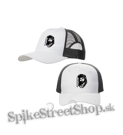 SANDOKAN - bieločierna sieťkovaná šiltovka model "Trucker Cap"