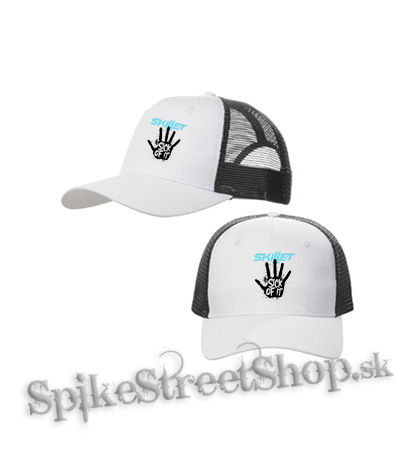 SKILLET - Sick Of It - bieločierna sieťkovaná šiltovka model "Trucker Cap"