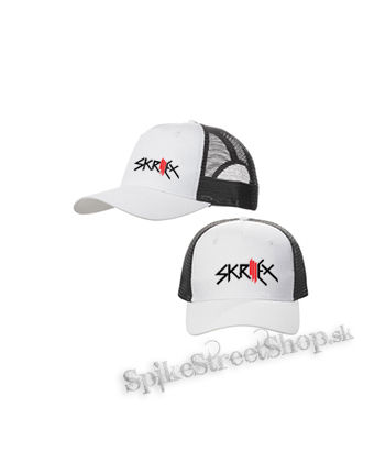 SKRILLEX - Logo - bieločierna sieťkovaná šiltovka model "Trucker Cap"