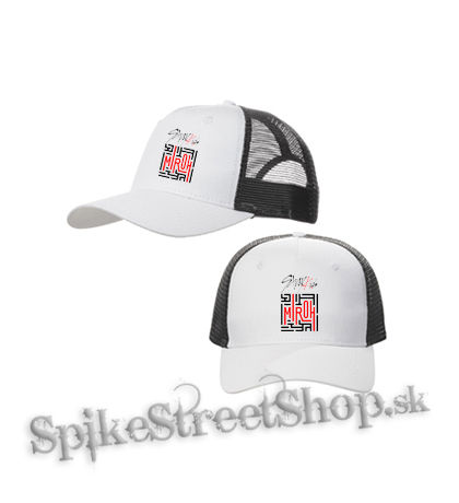 STRAY KIDS - MIROH Cover Album - bieločierna sieťkovaná šiltovka model "Trucker Cap"