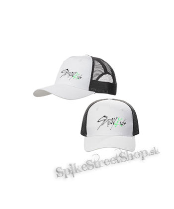 STRAY KIDS - Oddinary Green Logo - bieločierna sieťkovaná šiltovka model "Trucker Cap"