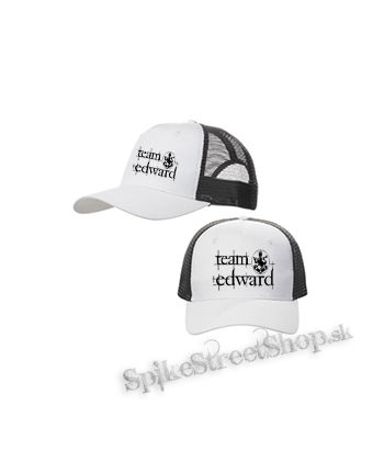 TEAM EDWARD - Twilight Eclipse - bieločierna sieťkovaná šiltovka model "Trucker Cap"