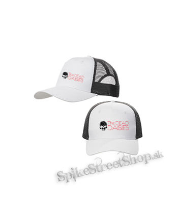 THE DEAD DAISIES - Logo Skull - bieločierna sieťkovaná šiltovka model "Trucker Cap"