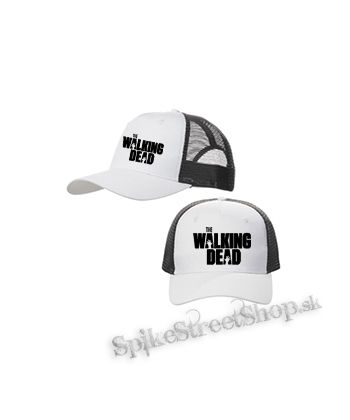 THE WALKING DEAD - Logo - bieločierna sieťkovaná šiltovka model "Trucker Cap"