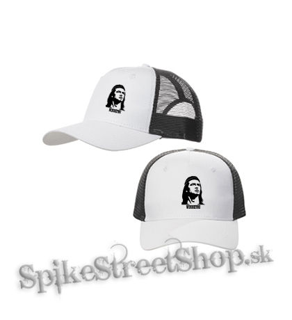 WINNETOU - bieločierna sieťkovaná šiltovka model "Trucker Cap"
