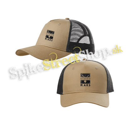 30 SECONDS TO MARS - Wolf - pieskovočierna sieťkovaná šiltovka model "Trucker Cap"