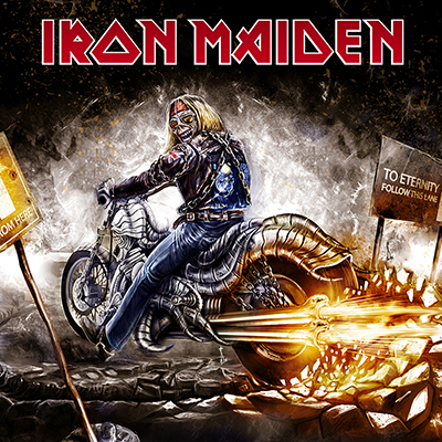 Fotonášivka IRON MAIDEN - Eddie On Motorbike