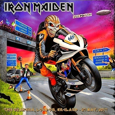Fotonášivka IRON MAIDEN - The O2 Arena London England 2017 Poster