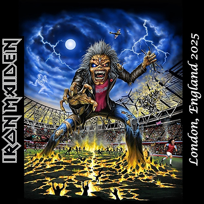 Fotonášivka IRON MAIDEN - London - England 2025