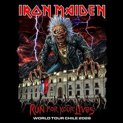 Fotonášivka IRON MAIDEN - Run For Your Lives - Chile 2026