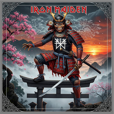 Fotonášivka IRON MAIDEN - Senjutsu Eddie Samurai Poster Motive 2