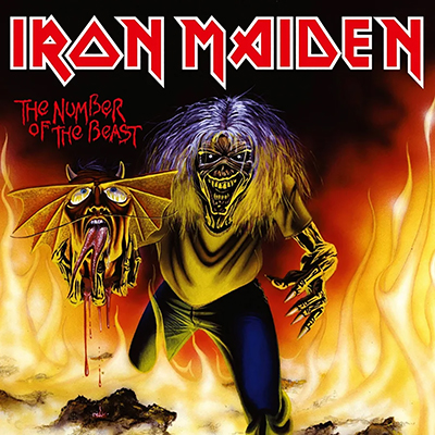 Fotonášivka IRON MAIDEN - The Number of The Beast Single Banner