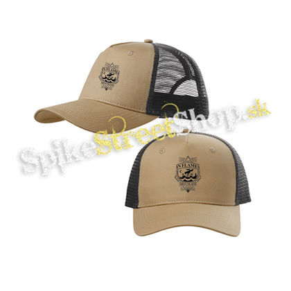 IN FLAMES - Siren Charms - pieskovočierna sieťkovaná šiltovka model "Trucker Cap"