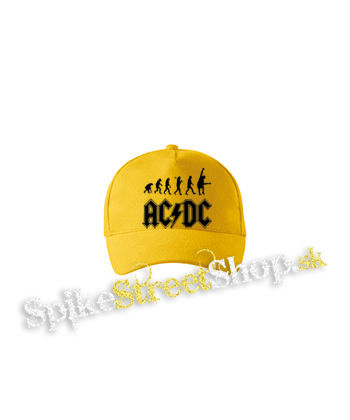 ACDC - Hardrock Evolution - žltá šiltovka