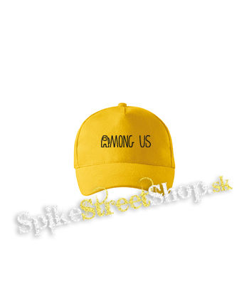 AMONG US - Logo - žltá šiltovka