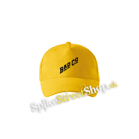 BAD COMPANY - Logo - žltá šiltovka