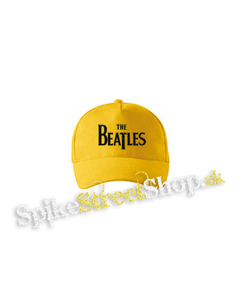 BEATLES - Logo Vintage - žltá šiltovka
