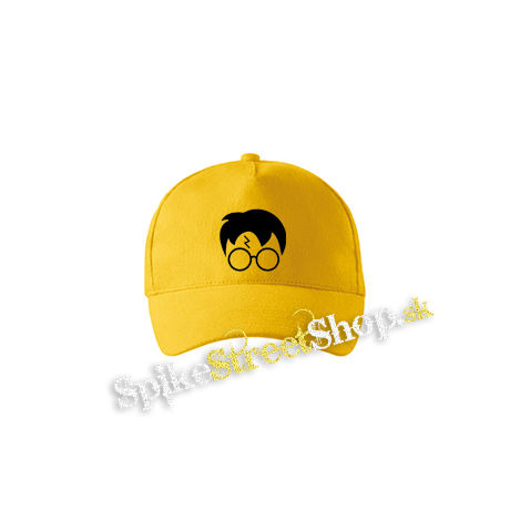 HARRY POTTER - Glasses Bold Crest - žltá šiltovka