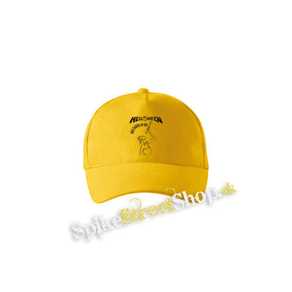 HELLOWEEN - Pink Bubbles Go Ape - žltá šiltovka