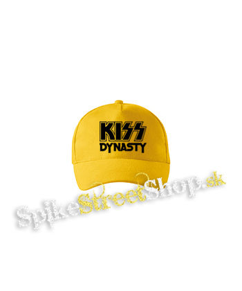 KISS - Dynasty Black Motive - žltá šiltovka