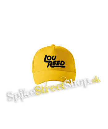 LOU REED - Logo - žltá šiltovka