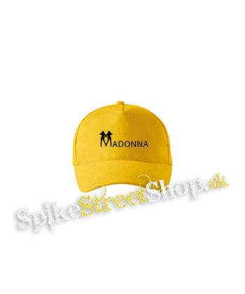 MADONNA - Logo - žltá šiltovka