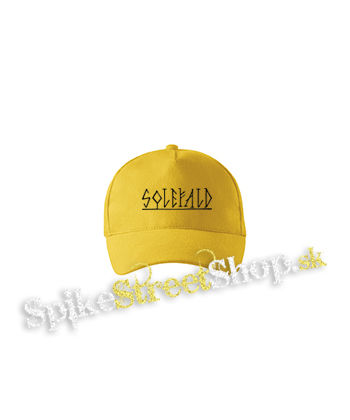 SOLEFALD - Logo - žltá šiltovka