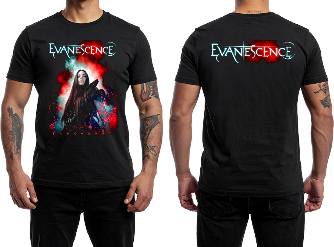 EVANESCENCE - Sanctuary - čierne pánske tričko