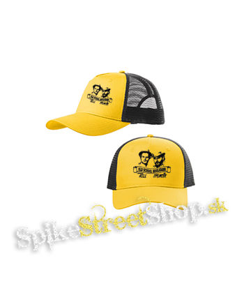 TERENCE HILL & BUD SPENCER - žltočierna sieťkovaná šiltovka model "Trucker Cap"