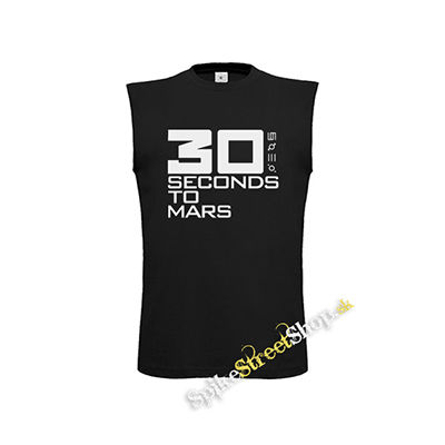 30 SECONDS TO MARS - Big Logo - čierne pánske tričko bez rukávov