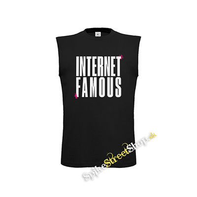 6arelyhuman - Internet Famous - čierne pánske tričko bez rukávov