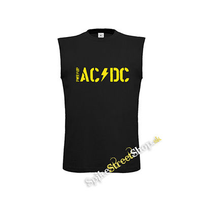 ACDC - Power Up Logo Big - čierne pánske tričko bez rukávov