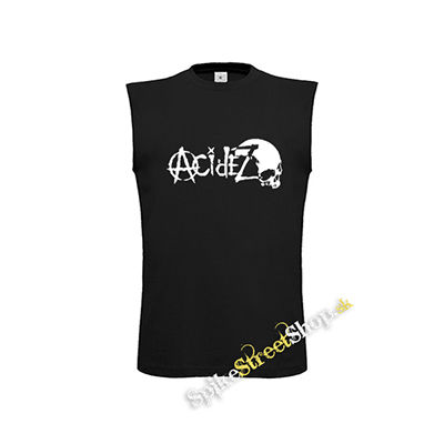 ACIDEZ - Logo - čierne pánske tričko bez rukávov